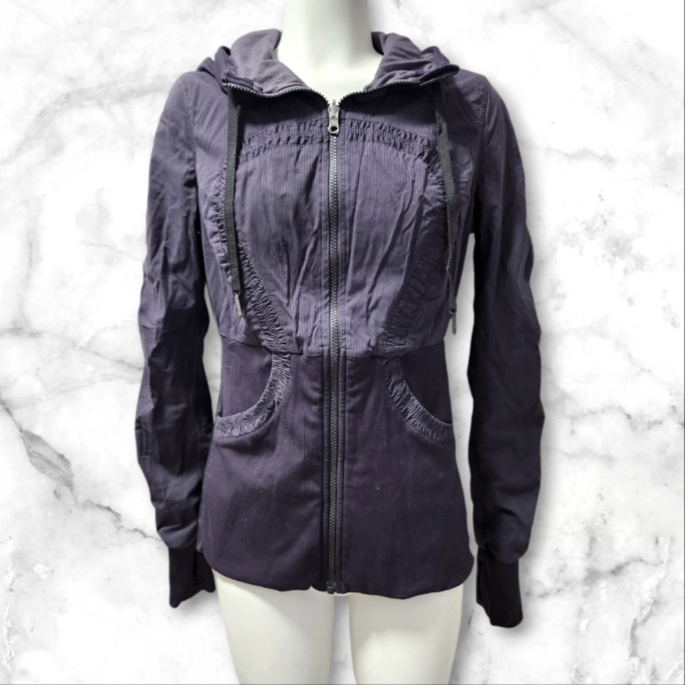 LULULEMON Reversible Studio Purple Hooded Jacket